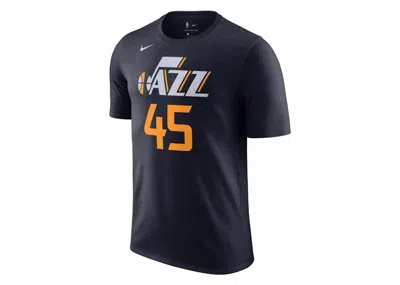 Pre-owned Nike Men's  Nba Utah Jazz Donovan Mitchell T-shirt In Dark Blue