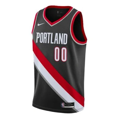 Nike Men's  Nbasports Basketball Jersey/vest Sw Fan Edition 20 Season Blazers Anthony 0 No. 0 Black In Multi