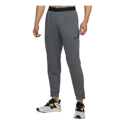 Nike Men's  Np Tf Turf Thrma Sphr Fleece Lined Stay Warm Sports Knit Bundle Feet Long Pants/trousers  In Gray
