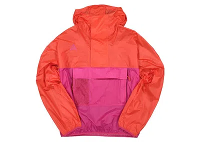 Pre-owned Nike Men's  Nrg Acg Anorak Hoodie In Red