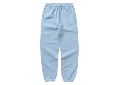 Pre-owned Nike Men's  Nrg Solo Swoosh Fleece Joggers In Celestine Blue