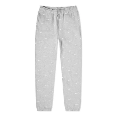 Nike Men's  Nrg Swoosh Logo Printing Casual Sports Pants/trousers/joggers Gray