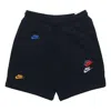 Nike Men's  Nsw Spe+ Ft Short Fta Casual Sports Breathable Alphabet Embroidered Shorts Black