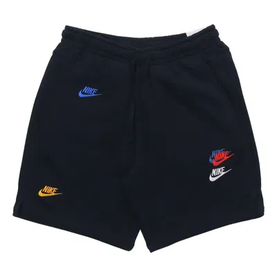 Nike Men's  Nsw Spe+ Ft Short Fta Casual Sports Breathable Alphabet Embroidered Shorts Black