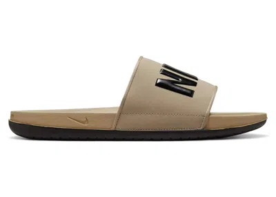 Pre-owned Nike Men's  Offcourt Slide Sneakers In Khaki/black In Multi