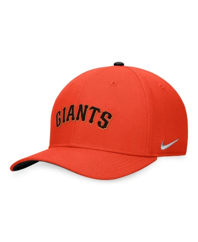 Nike Men's  Orange San Francisco Giants Classic99 Swoosh Performance Flex Hat