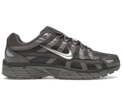 Pre-owned Nike Men's  P6000 Metallic Silver Sneakers In Cave Stone/medium Ash/flat Pewter