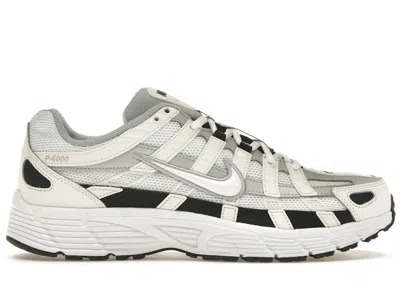 Pre-owned Nike Men's  P6000 Sneakers In Sail/wolf Grey/metallic Silver In Multi