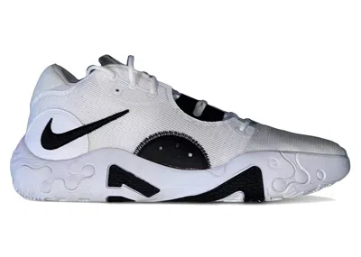 Pre-owned Nike Men's  Pg 6 Tb Sneakers In White/black In Multi