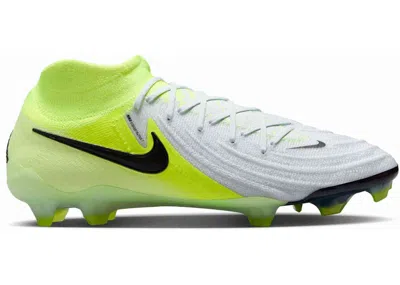 Pre-owned Nike Men's  Phantom Luna 2 Elite Fg Mad Age Pack Sneakers In Metallic Silver/volt/black