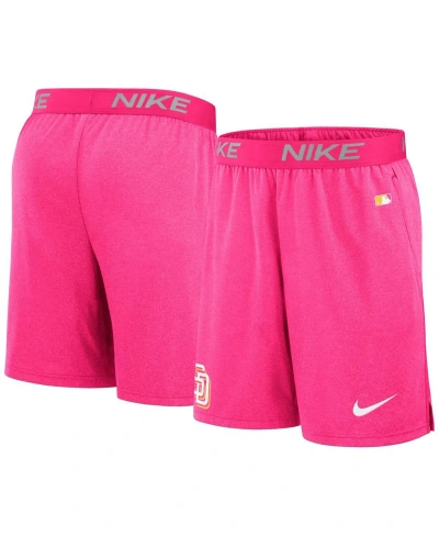 Nike Men's  Pink San Diego Padres City Connect Performance Practice Shorts