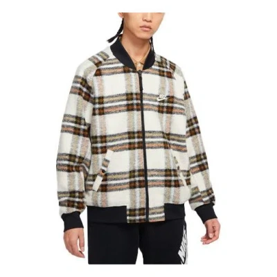 Nike Men's  Plaid Reversible Loose Jacket Brown In Multi