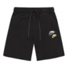 Nike Men's  Printing Logo Solid Color Lacing Casual Shorts Black