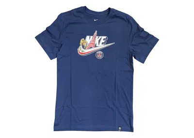 Pre-owned Nike Men's  Psg Futura T-shirt In Blue