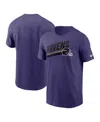 Nike Baltimore Ravens Essential Blitz Lockup  Men's Nfl T-shirt In Purple