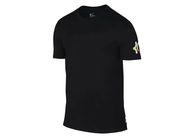 Pre-owned Nike Men's  Qt Kd What The Kevin Durant Tee Shirt In Black