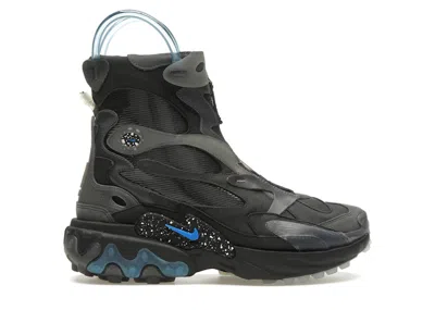Pre-owned Nike Men's  React Boot Undercover Sneakers In Black/anthracite/blue