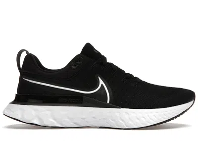 Pre-owned Nike Men's  React Infinity Run 2 Grey Sneakers In Black/lavender/volt