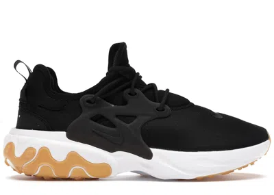 Pre-owned Nike Men's  Reacto Presto Sneakers In Black/white/gum Light Brown