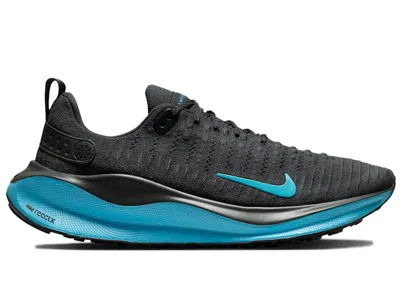 Pre-owned Nike Men's  Reactx Infinity Run 4 Sneakers In Anthracite/black/baltic Blue