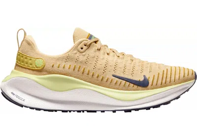 Pre-owned Nike Men's  Reactx Infinity Run 4 Sneakers In Sesame/buff Gold/luminous Green