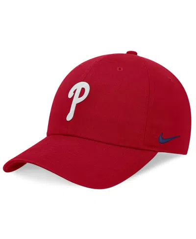 Nike Men's  Red Philadelphia Phillies Evergreen Club Adjustable Hat