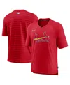 Nike Men's  Red St. Louis Cardinals Authentic Collection Pregame Raglan Performance V-neck T-shirt In Red