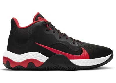 Pre-owned Nike Men's  Renew Elevate Sneakers In Black/university Red/white