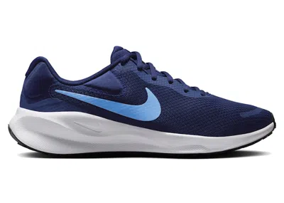 Pre-owned Nike Men's  Revolution 7 University Blue Sneakers In Blue Void/white/black In Multi