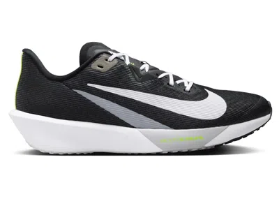 Pre-owned Nike Men's  Rival Fly 4 White Sneakers In Black/wolf Grey/volt