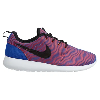 Pre-owned Nike Men's  Roshe One Prem Plus Sneakers In Racer Blue/ Black/ Bright In Multi