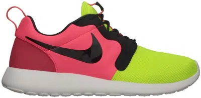 Pre-owned Nike Men's  Roshe Run Mercurial Pack Sneakers In Volt/black/hyper Punch