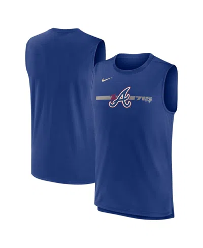 Nike Men's  Royal Atlanta Braves 2023 City Connect Muscle Tank Top