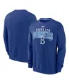 Nike Men's  Royal Brooklyn Dodgers Cooperstown Collection Team Shout Out Pullover Sweatshirt In Royal