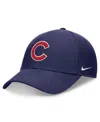 Nike Men's  Royal Chicago Cubs Evergreen Club Performance Adjustable Hat In Royal