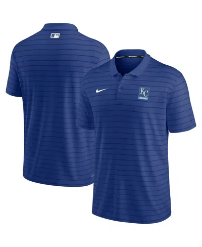 Nike Royal Kansas City Royals Authentic Collection Striped Performance Pique Polo
