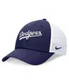 Nike Men's  Royal Los Angeles Dodgers Evergreen Wordmark Trucker Adjustable Hat In Royal