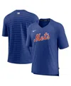 Nike Men's  Royal New York Mets Authentic Collection Pregame Raglan Performance V-neck T-shirt In Royal
