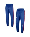 Nike Royal Philadelphia 76ers Authentic Showtime Performance Pants In Royal