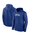 Nike Men's Seattle Mariners Authentic Collection Practice  Therma Mlb Pullover Hoodie In Royal