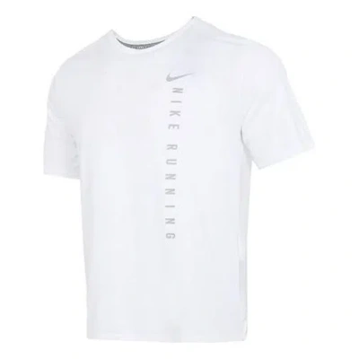 Nike Men's  Running Casual Sports Breathable Short Sleeve White T-shirt