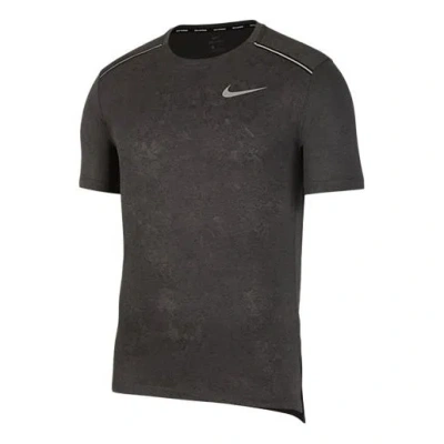 Nike Men's  Running Training Short Sleeve Black T-shirt