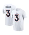 Nike Men's  Russell Wilson White Denver Broncos Player Name & Number T-shirt In White