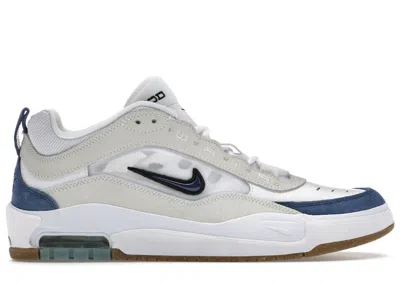 Pre-owned Nike Men's  Sb Air Max Ishod Wair Navy Sneakers In Summitin White/summit White/black In Multi
