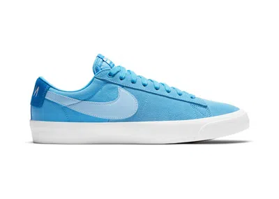 Pre-owned Nike Men's  Sb Blazer Low Gt El Camino Sneakers In Light Blue/white In Multi