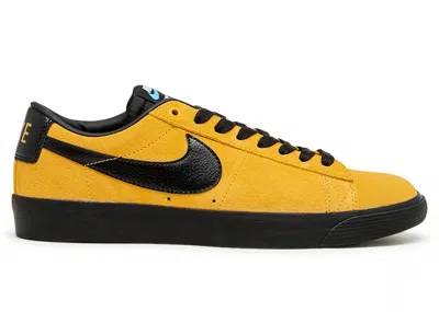 Pre-owned Nike Men's  Sb Blazer Low Gt Sneakers In University Gold/black
