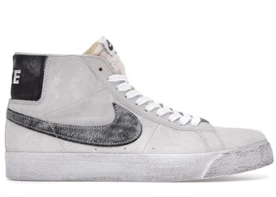 Pre-owned Nike Men's  Sb Blazer Mid Faded Sneakers In Sail/black