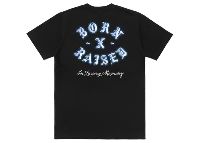 Pre-owned Nike Men's  Sb Born X Raised In Loving Memory Rocker Tee Shirt In Black