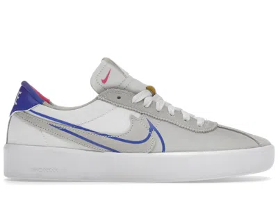 Pre-owned Nike Men's  Sb Bruin React Racer Blue Sneakers In Summit White/pink Blast In Multi