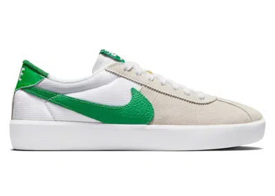 Pre-owned Nike Men's  Sb Bruin React Sneakers In White/lucky Green In Multi